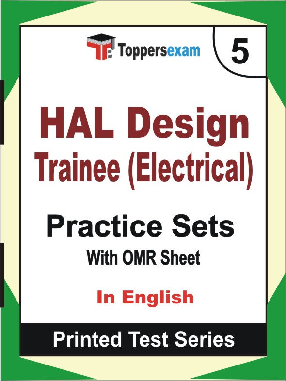 HAL Design Trainee (Electrical) Book in English - Mock Test / Practice Set