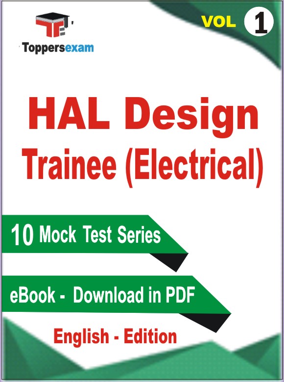 HAL Design Trainee (Electrical) Test PDF Book in English - Mock Test/Practice Set (VOL.1)