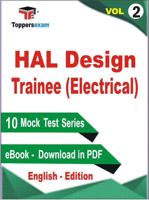 HAL Design Trainee (Electrical) Test PDF Book in English - Practice Set /Mock Test (VOL.2)