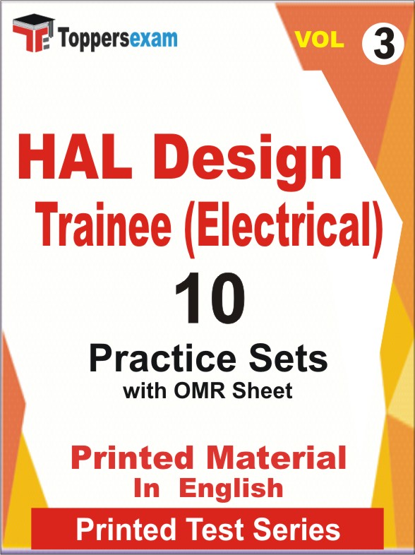 HAL Design Trainee (Electrical) Book in English - Practice Set (VOL.3)