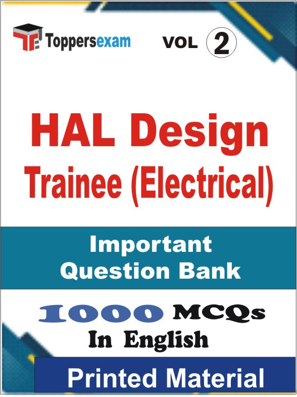 HAL Design Trainee (Electrical) Book in English - Objective MCQ (VOL.2)