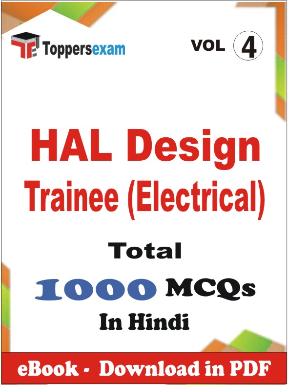 HAL Design Trainee (Electrical) PDF Book In Hindi - MCQ / Objective Questions (VOL.4)