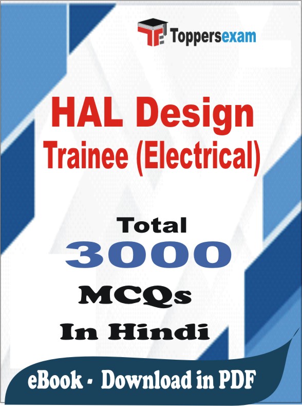 HAL Design Trainee (Electrical) PDF Book In Hindi - MCQ / Objective Questions