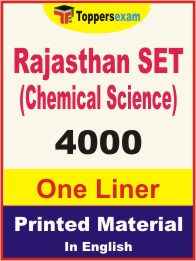 Rajasthan SET (Chemical Science) One Liner Book in English