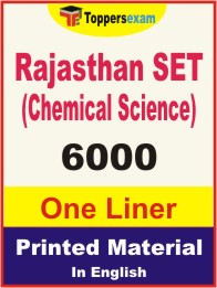 Rajasthan SET (Chemical Science) One Liner Book in English