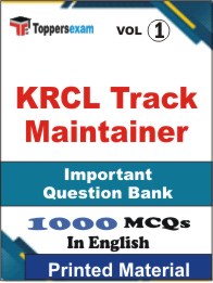 KRCL Track Maintainer Book in English - Objective MCQ (VOL.1)