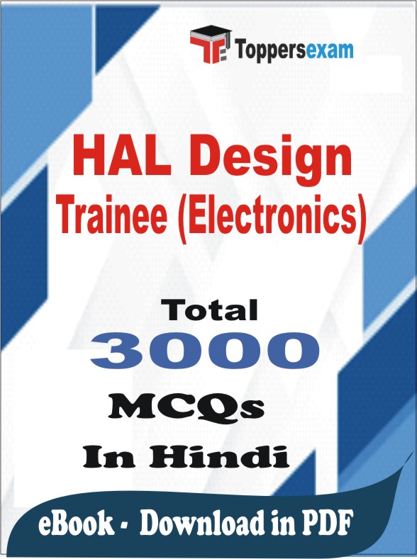 HAL Design Trainee (Electronics) PDF Book In Hindi - MCQ / Objective Questions