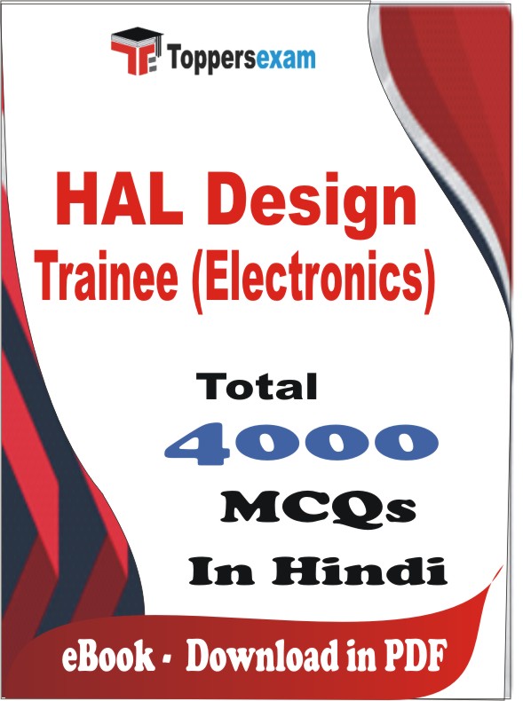 HAL Design Trainee (Electronics) PDF Book In Hindi - MCQ / Objective Questions