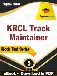 KRCL Track Maintainer PDF Book In English - Practice Set
