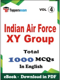 Indian Air Force XY Group PDF Book in English - MCQ / Objective Questions (VOL.4)