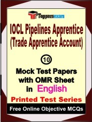 IOCL Pipelines Apprentice (Trade Apprentice Account) Exam Mock Test Papers (Book) in English