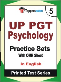 UP PGT Psychology Book in English - Mock Test / Practice Set
