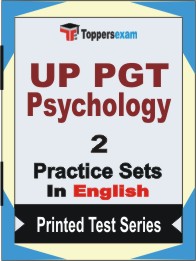 UP PGT Psychology Book in English - Question Paper / Practice Set