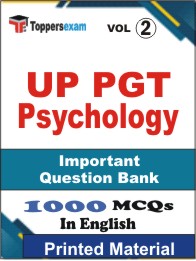 UP PGT Psychology Book in English - Objective MCQ (VOL.2)