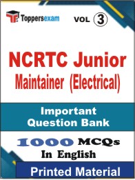 NCRTC Junior Maintainer (Electrical) Book in English - Objective MCQ (VOL.3)