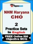 NHM Haryana CHO Book in English - Question Paper / Practice Set