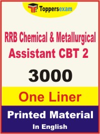 RRB Chemical & Metallurgical Assistant (CBT 2) One Liner Book in English