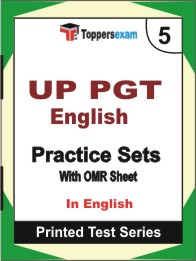 UP PGT English  Book in English - Mock Test / Practice Set
