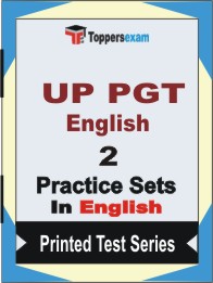 UP PGT English  Book in English - Question Paper / Practice Set