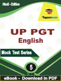 UP PGT Hindi PDF Book In Hindi - Practice Set