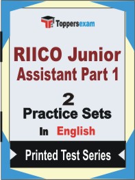 RIICO Junior Assistant (Part-1) Book in English - Question Paper / Practice Set