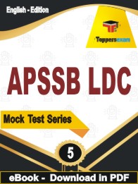 APSSB LDC Test PDF Book In English - Practice Set