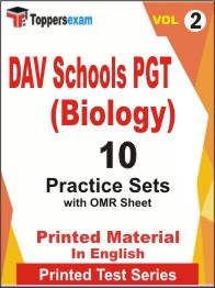 DAV Schools PGT (Biology) Book in English - Practice Set (VOL.2)