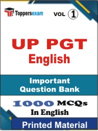UP PGT English  Book in English - Objective MCQ(VOL.1)
