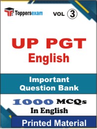 UP PGT English  Book in English - Objective MCQ(VOL.3)