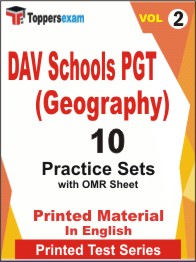 DAV Schools PGT (Geography) Book in English - Practice Set (VOL.2)