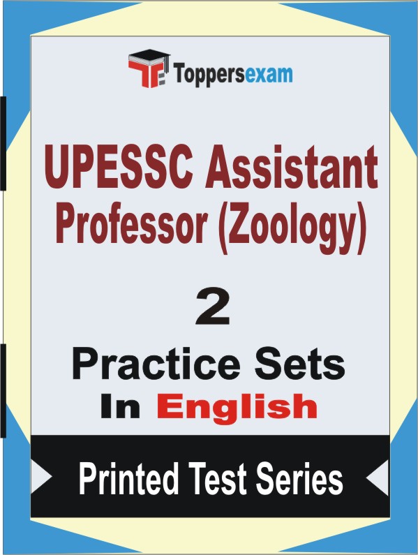 UPESSC Assistant Professor (Zoology) Book in English - Question Paper / Practice Set