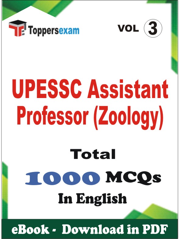 UPESSC Assistant Professor (Zoology) PDF Book In English - MCQ / Objective Questions (VOL.3)