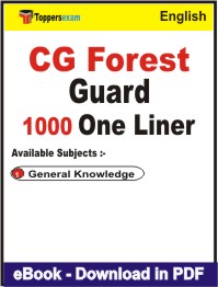 CG Forest Guard One Liner Book PDF in English