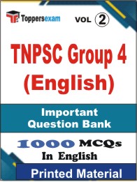 TNPSC Group 4 (English) Book in English - Objective MCQ (VOL.2)