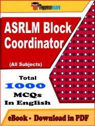 EBook of ASRLM BLock Coordinator Exam, PDF Format in English