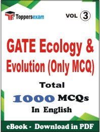 GATE Ecology & Evolution (Only MCQ) PDF Book In English - MCQ / Objective Questions (VOL.3)