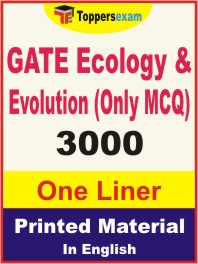 GATE Ecology & Evolution (Only MCQ) One Liner Book in English