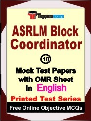 ASRLM Block Coordinator Exam Mock Test Papers (Book) in English