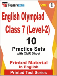 English Olympiad Class 7 (Level-2) Book in English - Practice Set (VOL.1)