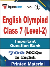 English Olympiad Class 7 (Level-2) Book in English - Objective MCQ (VOL.1)
