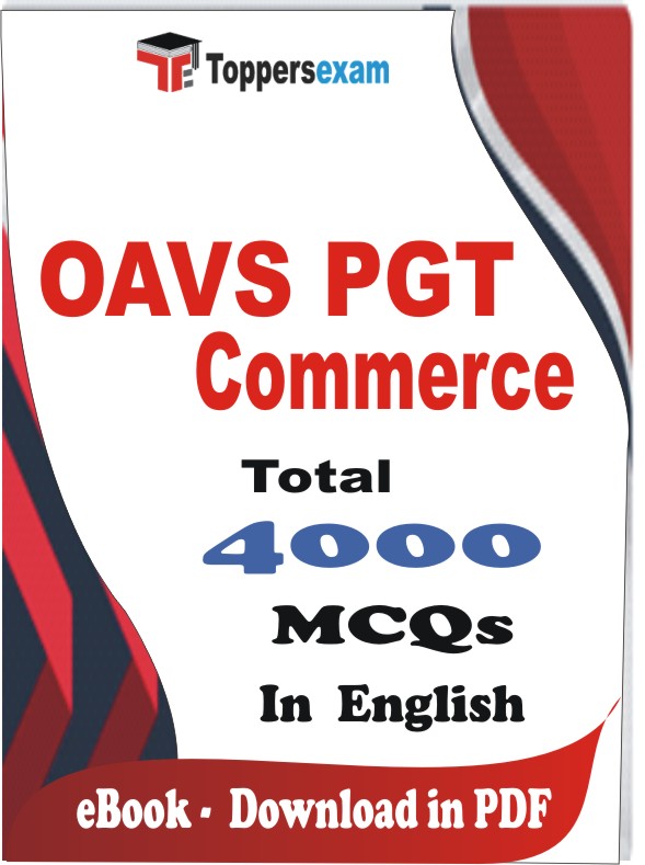 OAVS PGT Commerce PDF Book In English - MCQ / Objective Questions
