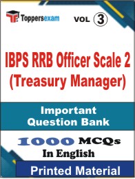 IBPS RRB Officer Scale 2 (Treasury Manager) Book in English - Objective MCQ (VOL.3)