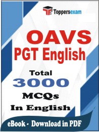 OAVS PGT English PDF Book in English - MCQ / Objective Questions
