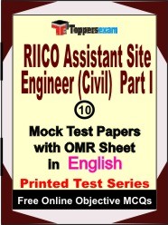 RIICO Assistant Site Engineer (Civil) Part 1 Exam Mock Test Papers (Book) in English