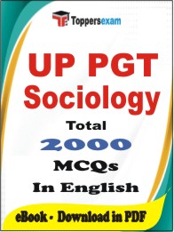 UP PGT Sociology PDF Book in English - MCQ / Objective Questions
