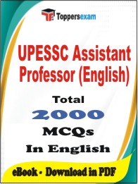 UPESSC Assistant Professor (English) PDF Book in English - MCQ / Objective Questions