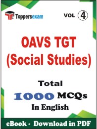 OAVS TGT (Social Studies) PDF Book In English - MCQ / Objective Questions (VOL.4)