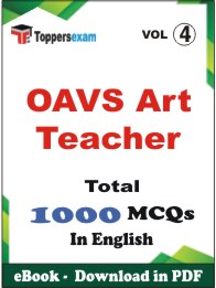 OAVS Art Teacher PDF Book In English - MCQ / Objective Questions (VOL.4)