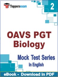 OAVS PGT Biology PDF Book In English - Question Paper