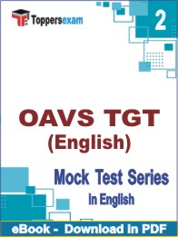 OAVS TGT (English) PDF Book In English - Question Paper